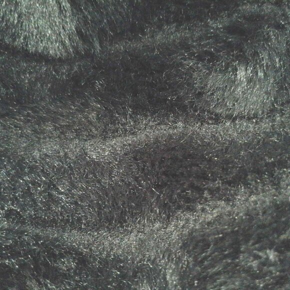 Women's Hooded Ribbed Faux Fur Jacket. Size is Large - Picture 14 of 14